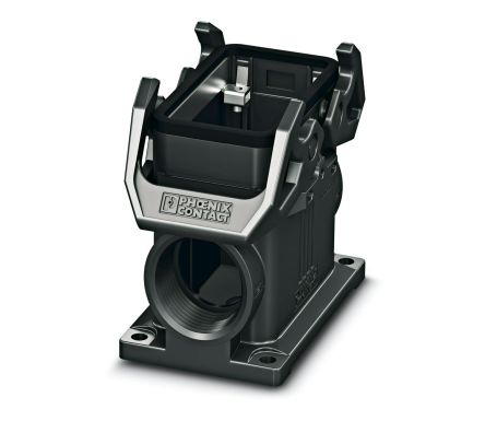 Phoenix Contact HC-EVO-B10-SHWD-2SSM32-PLRBK Series Heavy Duty Power Connector Housing, 1407638