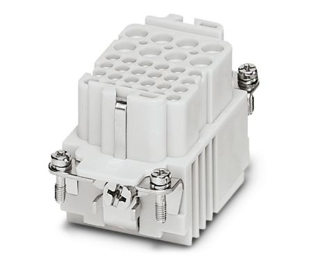 Phoenix Contact Heavy Duty Power Connector Insert, 16A, HC-K 8/24 EBUC Series Female, 32 Contacts