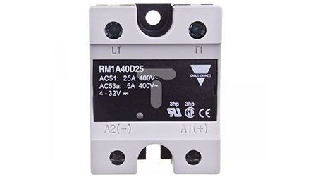 Carlo Gavazzi RM40 Series Solid State Relay, 25 A Load, Panel Mount, 440 V ac Load, 32V dc Control