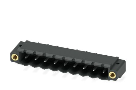 Phoenix Contact CC 2.5/ 9-GF-5.08 P26THR Series Pluggable Terminal Block, 9-Contact, 5.08 mm Pitch, 1 Row, 1954760