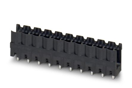 Phoenix Contact CCV 2.5/ 8-G-5.08 P26THR Series Pluggable Terminal Block, 8-Contact, 5.08 mm Pitch, 1 Row, 1955471
