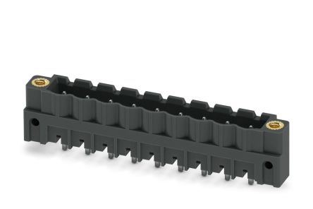 Phoenix Contact CCV 2.5/ 9-GF-5.08 P26THR Series Pluggable Terminal Block, 9-Contact, 5.08 mm Pitch, 1 Row, 1955701