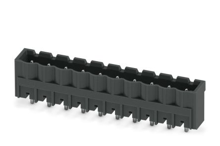 Phoenix Contact CCVA 2.5/10-G-5.08 P26THR Series Pluggable Terminal Block, 10-Contact, 5.08 mm Pitch, 1 Row, 1955934