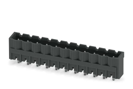 Phoenix Contact CCVA 2.5/11-G-5.08 P26THR Series Pluggable Terminal Block, 11-Contact, 5.08 mm Pitch, 1 Row, 1955947