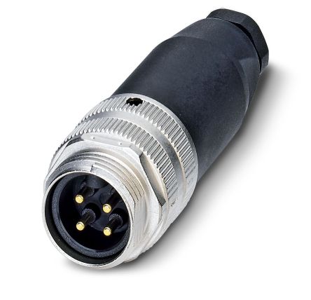 Phoenix Contact Circular Connector, 4 Contacts, Plug, Male, IP67