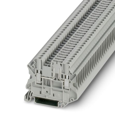 Phoenix Contact 3046391 UT 2.5-TG-P/P Series Disconnect Terminal Block Grey, 1-Level, Screw