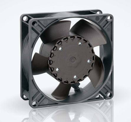 ebm-papst 3300 N - S-Panther Series Axial Fan, 12V dc, 80 m³/h, 2 W, 0.12 A Max, IP20 92 mm 32mm 32 mm