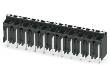 Phoenix Contact SPT-THR 1.5/11-V-5.08 P26 Series PCB Terminal Block, 11-Contact, 5.08 mm Pitch, 1 Row, 1822736