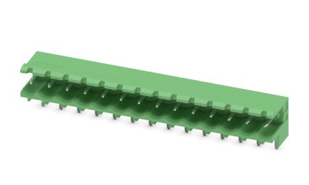 Phoenix Contact MSTBW 2.5/14-G-5.08 Series Pluggable Terminal Block, 14-Contact, 5.08 mm Pitch, 1 Row, 1735769