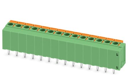 Phoenix Contact COMBICON Control Series PCB Terminal Block, 14-Contact, 5.08 mm Pitch, 1 Row, 1751604