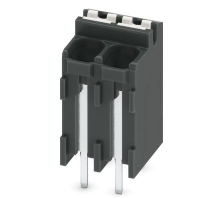 Phoenix Contact SPT-THR 1.5/2-V-3.5 P26 Series PCB Terminal Block, 3.5 mm Pitch, 1 Row, 1822312