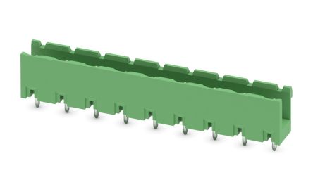 Phoenix Contact GMSTBV 2.5/ 9-G-7.62 Series Straight Pluggable Terminal Block, 9 Contact(s), 7.62 mm Pitch, 1 Row