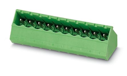 Phoenix Contact SMSTBA 2.5/24-G Series Straight Pluggable Terminal Block, 24 Contact(s), 5 mm Pitch, 1 Row