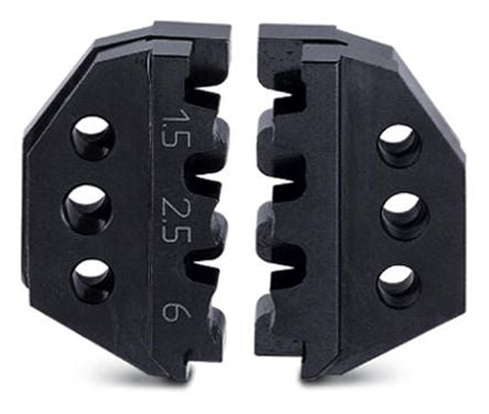 Phoenix Contact, CRIMPFOX-SC 6 Crimp Die, Coaxial Type Crimp Die Black