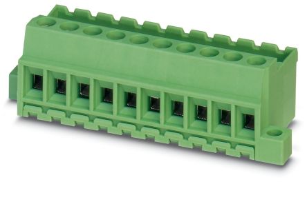 Phoenix Contact MVSTBU 2.5/11-GB-5.08 Series Straight Surface PCB Socket, 11 Contact(s), 5.08 mm Pitch, 1 Row