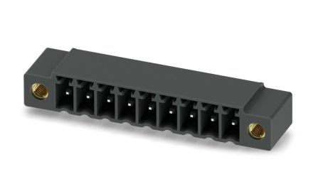 Phoenix Contact MC 1.5/ 9-GF-3.5 P14 THR Series Pluggable Terminal Block, 9-Contact, 3.5 mm Pitch, 1 Row, 1789740