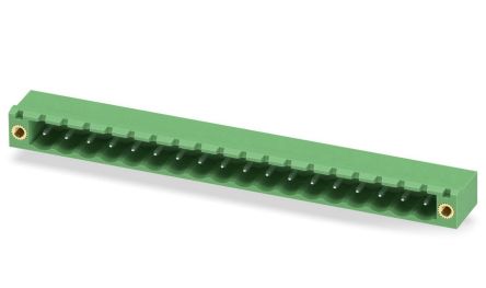Phoenix Contact MSTB 2.5/18-GF-5.08 Series Straight Pluggable Terminal Block, 18 Contact(s), 5.08 mm Pitch, 1 Row