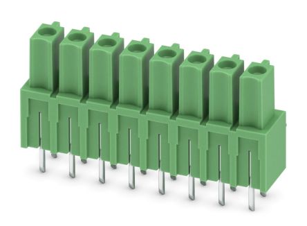 Phoenix Contact IMCV 1.5/ 8-G-3.81 Series Pluggable Terminal Block, 8-Contact, 3.81 mm Pitch, 1 Row, 1875483