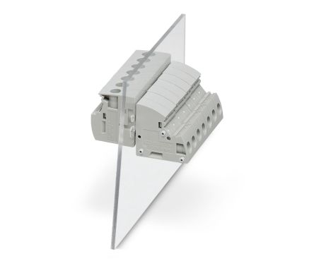 Phoenix Contact UWV 4/S Series Feed Through Terminal Block, 2-Contact, 8.1 mm Pitch, 1 Row, 3073393