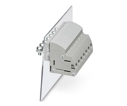 Phoenix Contact UWV 16-POT/S Series Feed Through Terminal Block, 2-Contact, 12.1 mm Pitch, 1 Row, 3073555