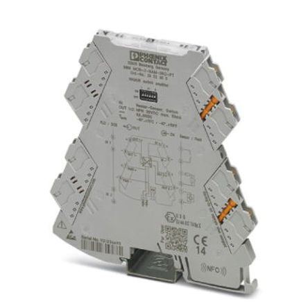 Phoenix Contact MINI MCR Series Signal Conditioner, Switch Input, Transistor Output, 30V dc, 9.6 V dc Supply, B, UL, C,