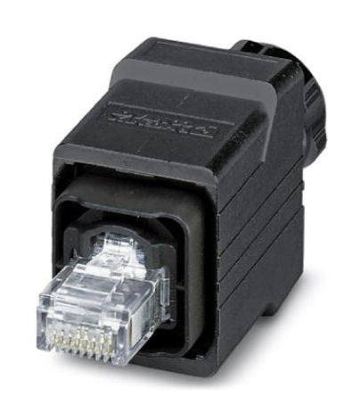 Phoenix Contact VS-PPC-C1-RJ45-POBK-PG9-8Q5 Series RJ45 Connector Male, Cable, Cat5 Shielded Straight 1 Port 8 Way