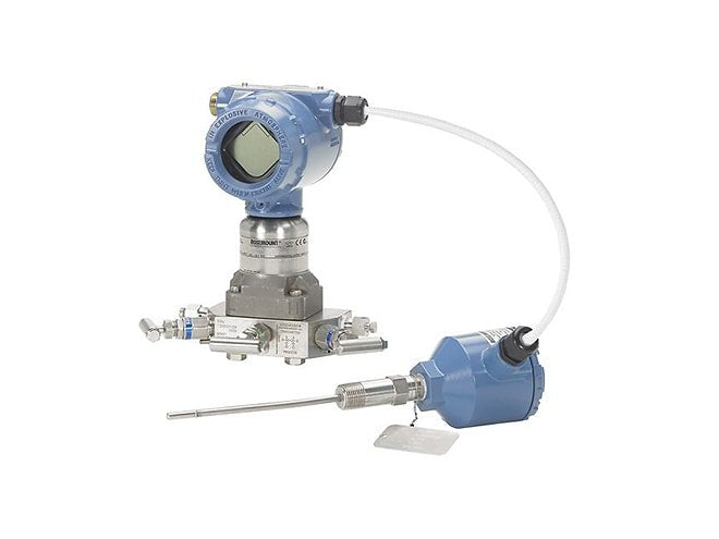 Measures differential pressure, static pressure, and process temperature while dynamically calculating mass flow 22 times per second.