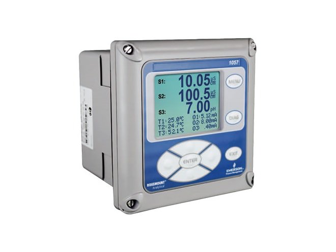 Three-input intelligent analyzer monitors a wide range of water quality parameters.