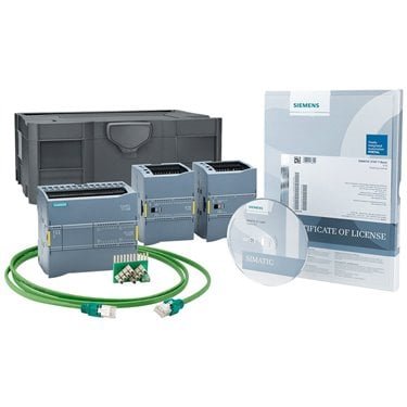 SIMATIC S7-1200, failsafe starter kit Consisting of: CPU 1214 FC DC/DC/relay, SM 1226 F-DI 16x 24 V DC, SM 1226 F-DQ 4x 24 V DC, input simulator, STEP 7 Safety Basic, SIMATIC OPC UA S7-1200 Basic in Systainer