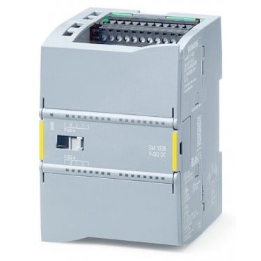 SIMATIC S7-1200, Digital output SM 1226, F-DQ 4x 24 V DC 2A, PROFIsafe, 70 mm overall width, up to PL E (ISO 13849-1)/ SIL3 (IEC 61508)