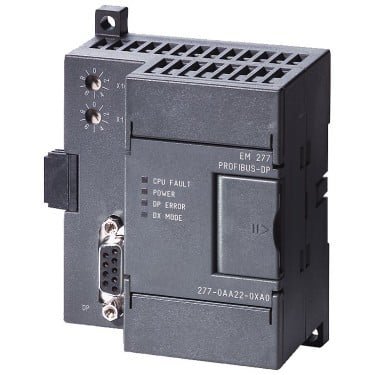 SIMATIC S7-200, PROFIBUS DP Slave module, 9.6 KB to 12 MB, 1 interface PROFIBUS-DP/MPI