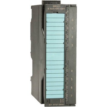 SIMATIC S7-300, Digital input SM 321, isolated, 8 DI, 120 V/230 V AC, 1x 20-pole