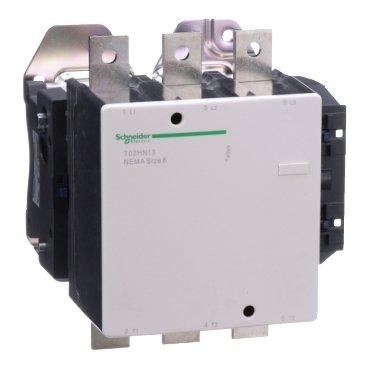 NEMA Contactor, TeSys N, nonreversing, Size 6, 540A, 400HP at 460VAC, 3 pole, 3 phase, 120VAC 50/60Hz coil, open (NEMA Contactor TeSys N) is a Schneider Electric product. Designed for reliable performance and long service life. Available across Iraq — contact us for pricing and delivery options.