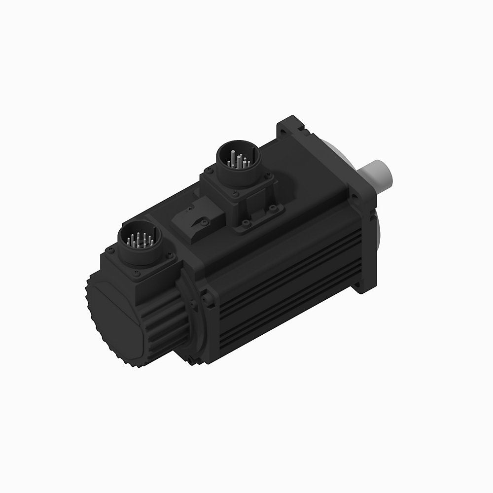 TL-Series Servo Motor, 230V AC, Frame Size 115mm Bolt Circle Frame Size, , 24 bit single-turn absolute encoder, multi-turn with battery required, Smooth shaft, w/ 24V DC Brake, Standard without shaft seal
