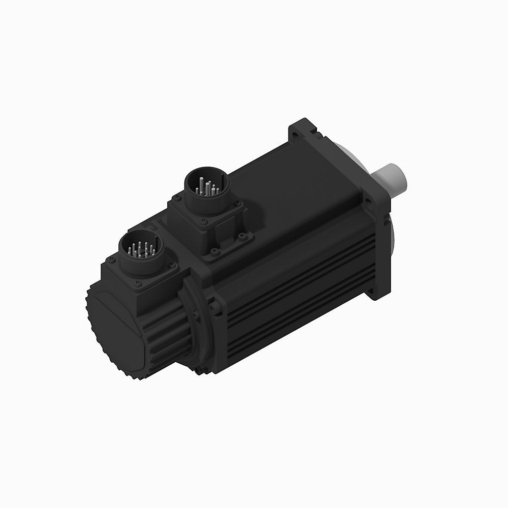 TL-Series Servo Motor, 230V AC, Frame Size 115mm Bolt Circle Frame Size, , 24 bit single-turn absolute encoder, multi-turn with battery required, Smooth shaft, Standard without shaft seal