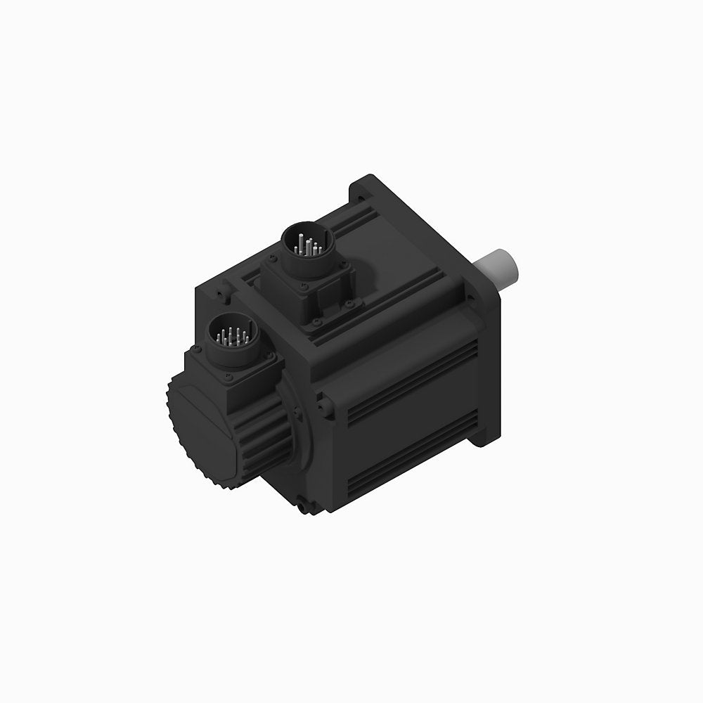TL-Series Servo Motor, 230V AC, Frame Size 145mm Bolt Circle Frame Size, , 24 bit single-turn absolute encoder, multi-turn with battery required, Smooth shaft, With shaft seal