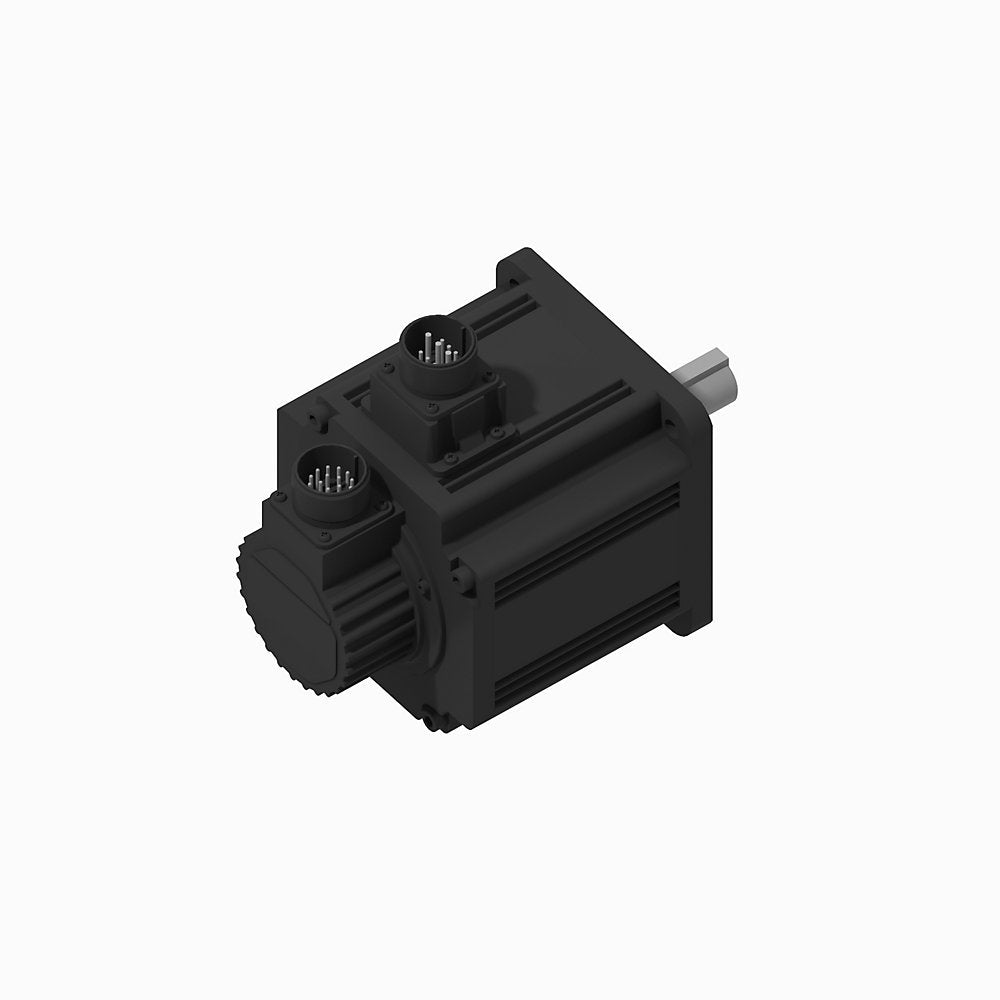 TL-Series Servo Motor, 400V AC, Frame Size 145mm Bolt Circle Frame Size, , 24 bit single-turn absolute encoder, multi-turn with battery required, Keyed shaft, Standard without shaft seal