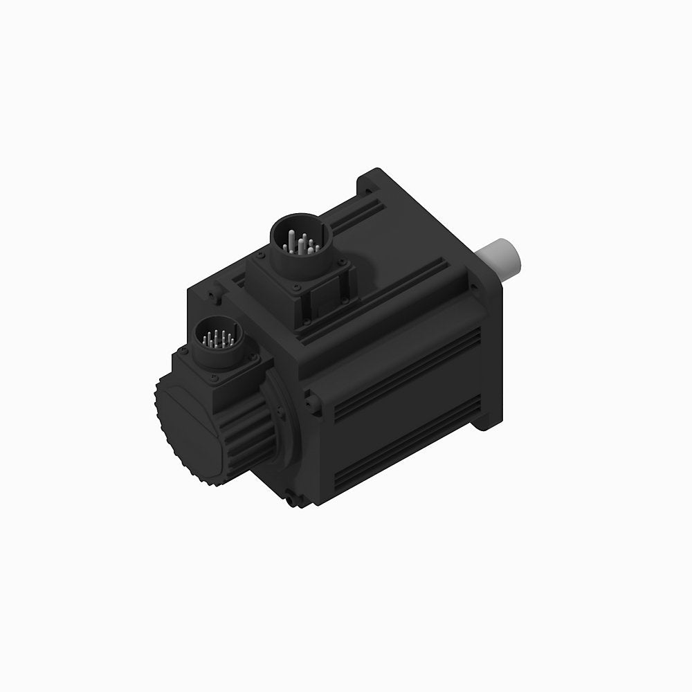 TL-Series Servo Motor, 400V AC, Frame Size 145mm Bolt Circle Frame Size, , 24 bit single-turn absolute encoder, multi-turn with battery required, Smooth shaft, Standard without shaft seal