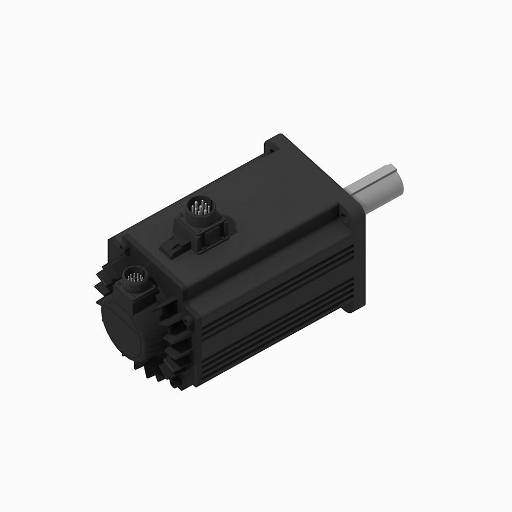 TL-Series Servo Motor, 400V AC, Frame Size 200mm Bolt Circle Frame Size, , 24 bit single-turn absolute encoder, multi-turn with battery required, Keyed shaft, w/ 24V DC Brake, With shaft seal