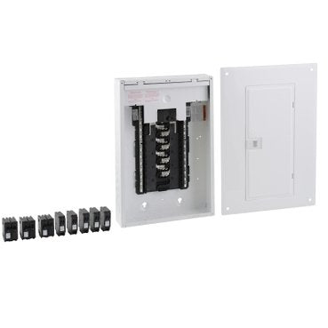 Load center, Homeline, 1 phase, 16 spaces, 32 circuits, 100A convertible main breaker, PoN, NEMA1, gnd bar, combo cover (Load center Homeline) is a Schneider Electric product. Designed for reliable performance and long service life. Available across Iraq — contact us for pricing and delivery options.