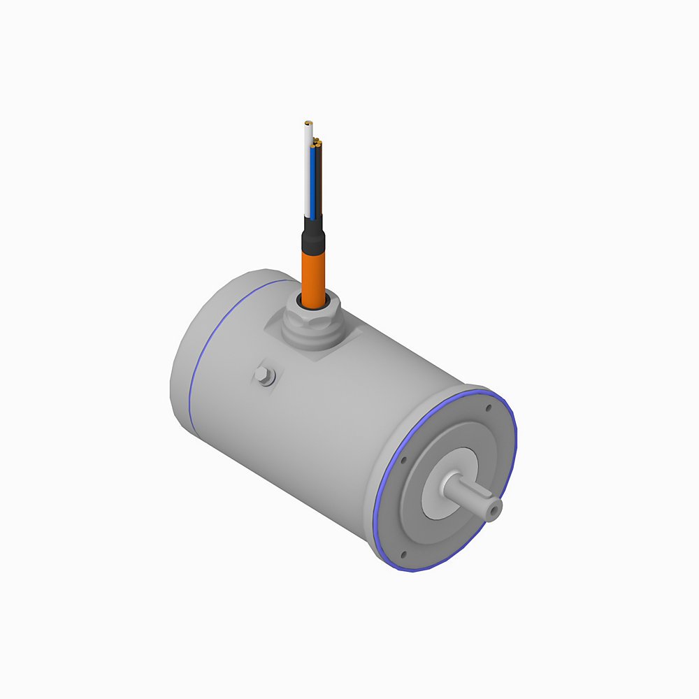 VPH Hygienic Servo Motor, (B) 480V AC, (100) 100mm Bolt Circle Frame Size, 1 (One) Magnet Stack, (F) Winding, 4500-6600 RPM Rated Speed, (Q) 23 bit Single-turn, 12 bit Multi-turn, and 12 bit Secondary Channel SIL2 Pl(d) Safety Rated High Resolution Encoder, (J) Keyed Shaft, (0) Flying Leads, (2) No Holding Brake, ,