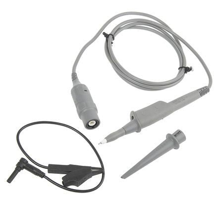 Fluke ScopeMeter 190 Series VPS210 Oscilloscope Probe, Voltage Type, 200 MHz, 10:1, Alligator, Hook Clip Connector