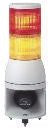 Schneider Electric Harmony XVC1 Series Red, Amber Signal Tower Continuous/Intermittent Buzzer, 2 Lights 26.4V dc Tube,
