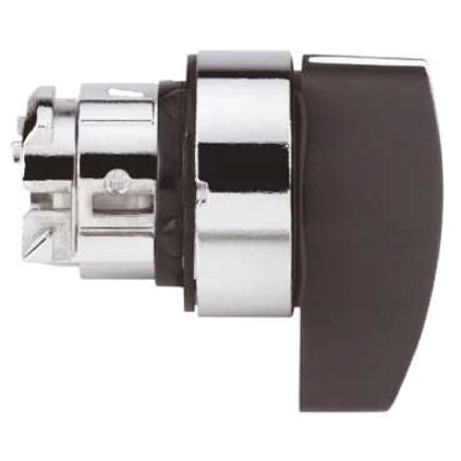 Schneider Electric Harmony Series 3 Position Selector Switch Head, 22 mm Cutout, Black Handle, IP69, IP66, IP67