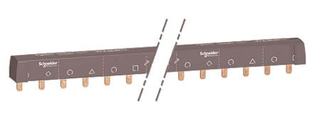Schneider Electric Acti9 Acti9 Accessoires 4 Phase Busbar, 415 V ac, 18 mm Pitch