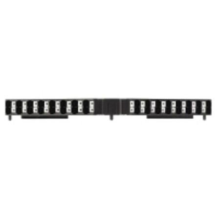 Weidmüller 1288260000 P Series DIN Rail Terminal Block Black, 8-Level, Push-in