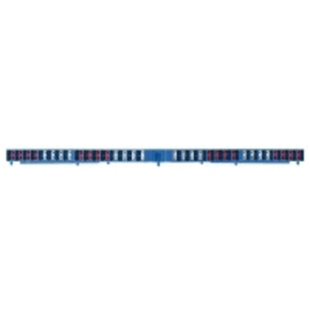 Weidmüller 1267820000 P Series DIN Rail Terminal Block Blue, 16-Level, Push-in
