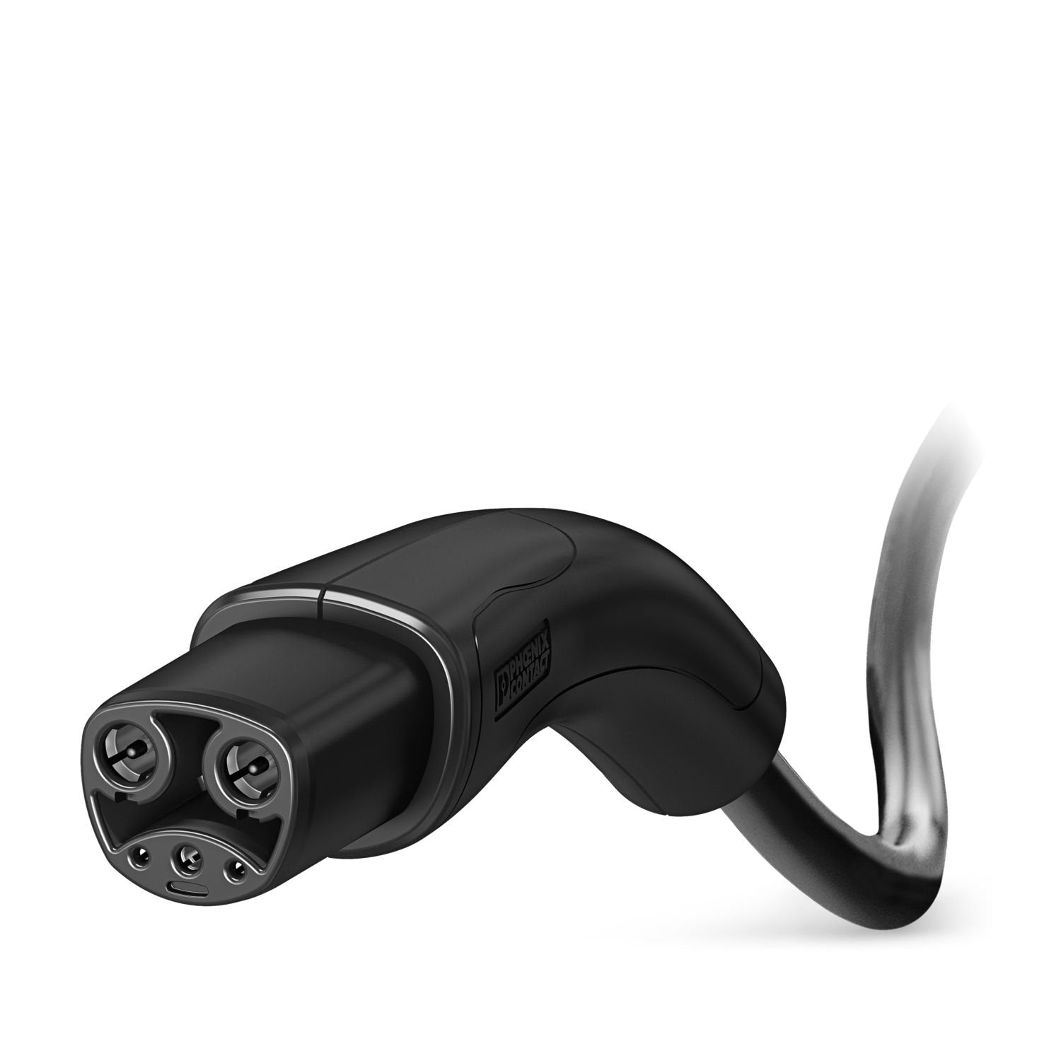 CHARX connect eco, NACS (North American Charging Standard), AC charging cable, with vehicle charging connector and open cable end, cable: 25 ft, black, straight, without protective cap, with temperature sensors, SAE J3400, UL 2251, for charging electric vehicles (EV) with alternating current (AC) via NACS vehicle charging inlets