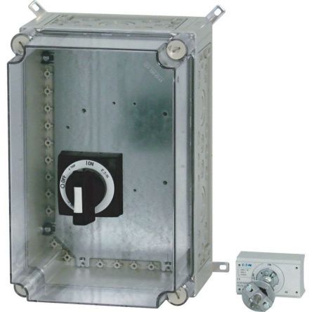 Eaton Grey Plastic Faceplate & Mounting Plate