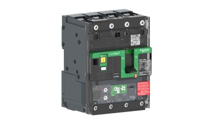Schneider Electric, ComPact NSX, Compact NSXm Circuit Breaker 4-Pole 50A, Breaking Capacity 50 kA, Fixed